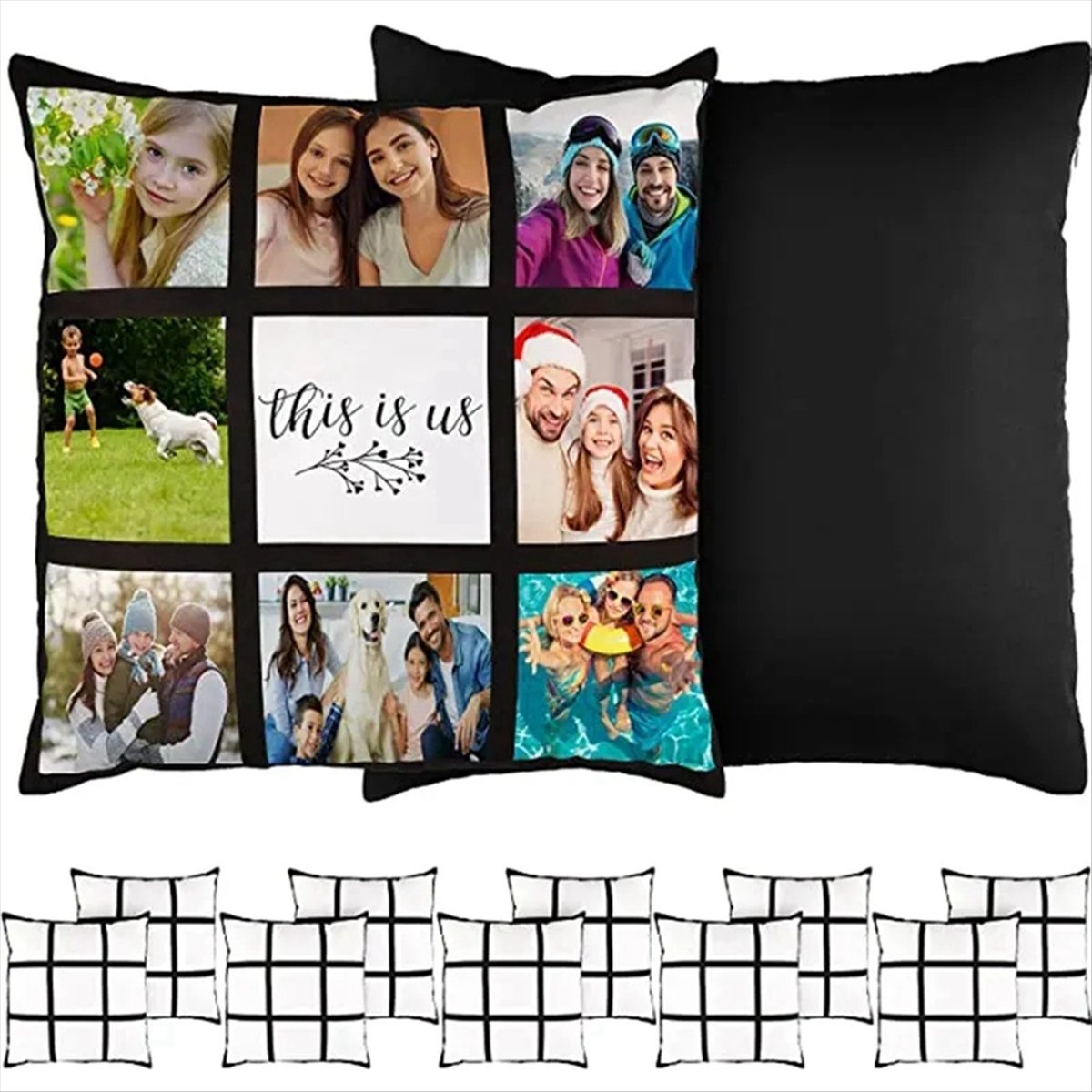 ABNH 6Pcs Sublimation Blank Pa – Pillow Cover Sublimation recenzja i cena