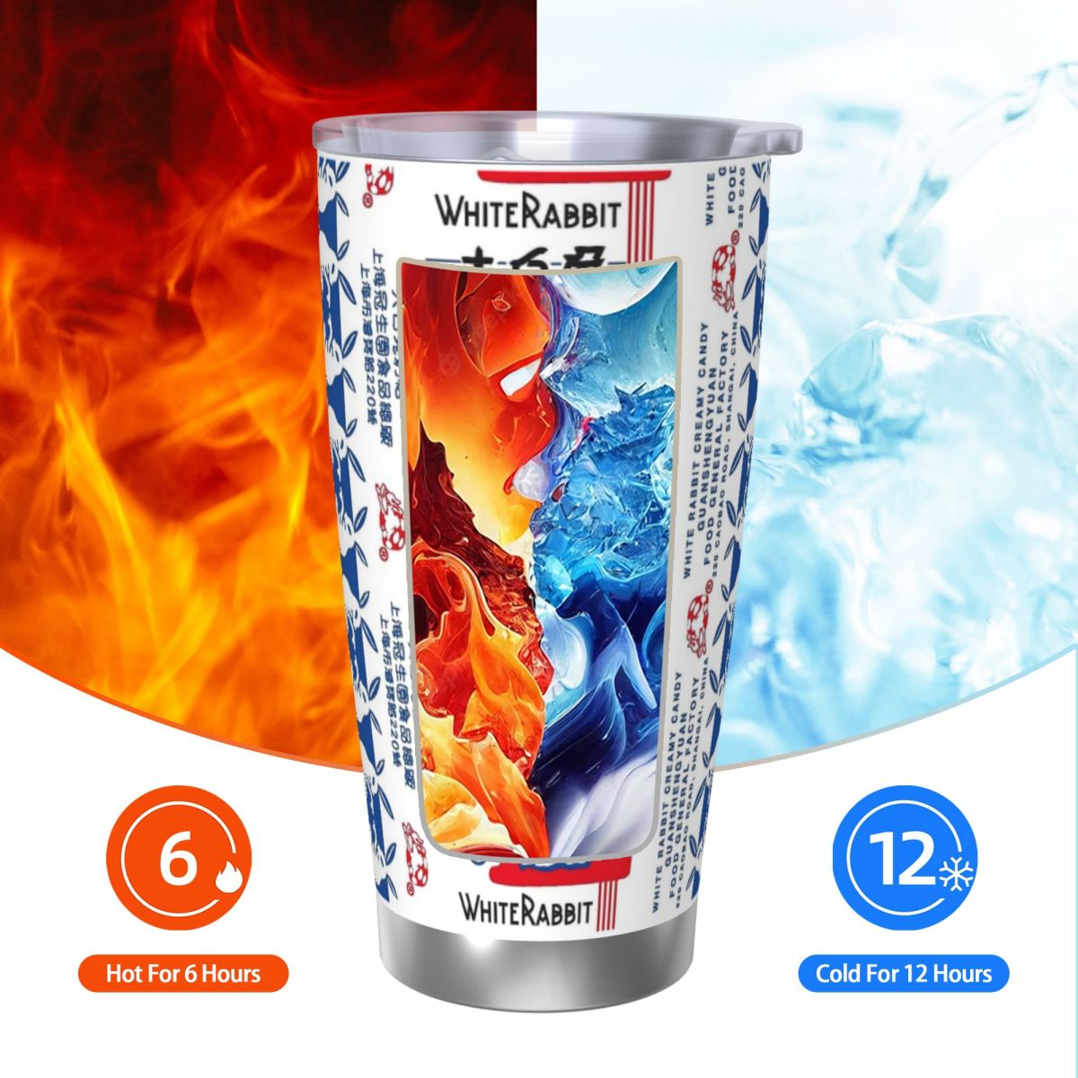 White Rabbit Candy Stainless S – Tumbler 20Oz White recenzja i cena