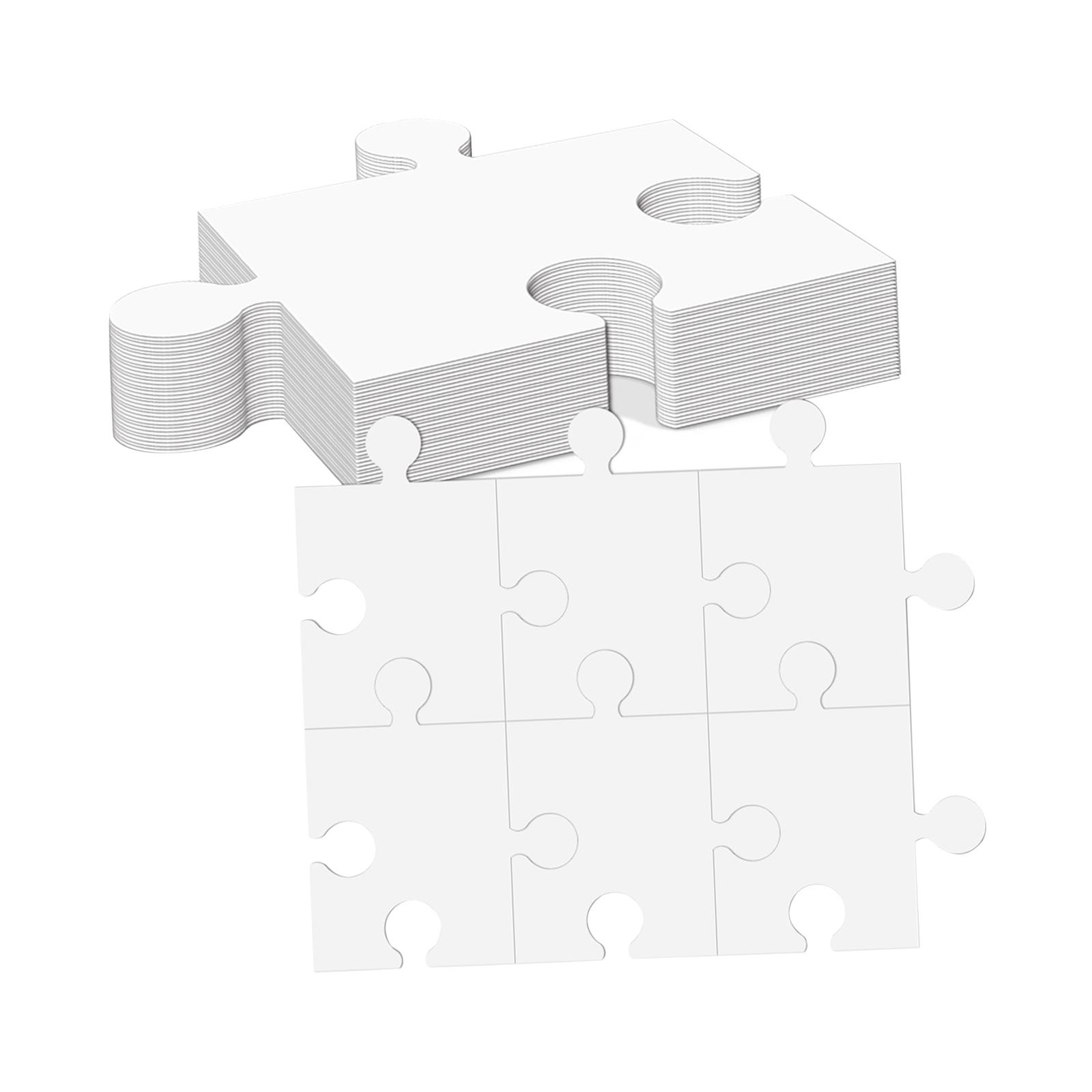 White Cardboard Blank Jigsaw P – Puzzle Blank White recenzja i cena