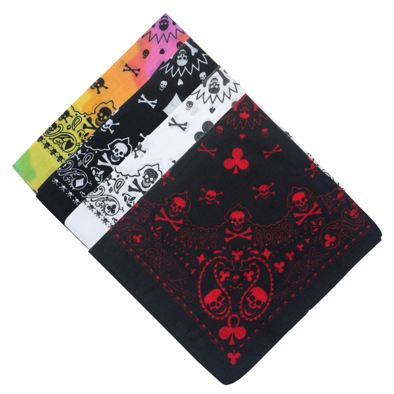 55cm White Black Red Skull Pok – Bandana Blank White recenzja i cena