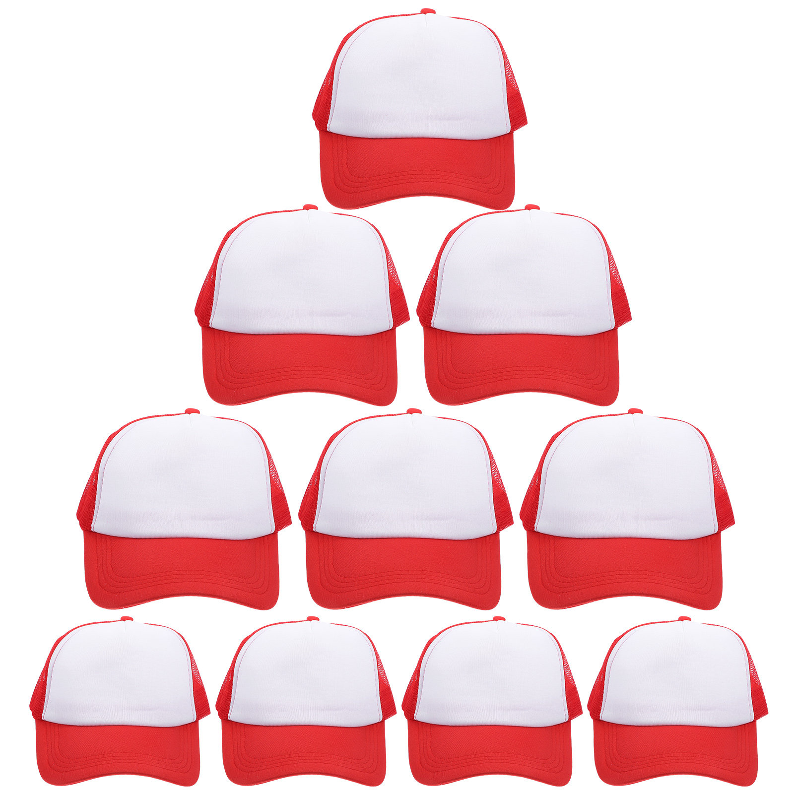 10Pcs Blank Mesh Baseball Caps – Hat Sublimation Blank recenzja i cena