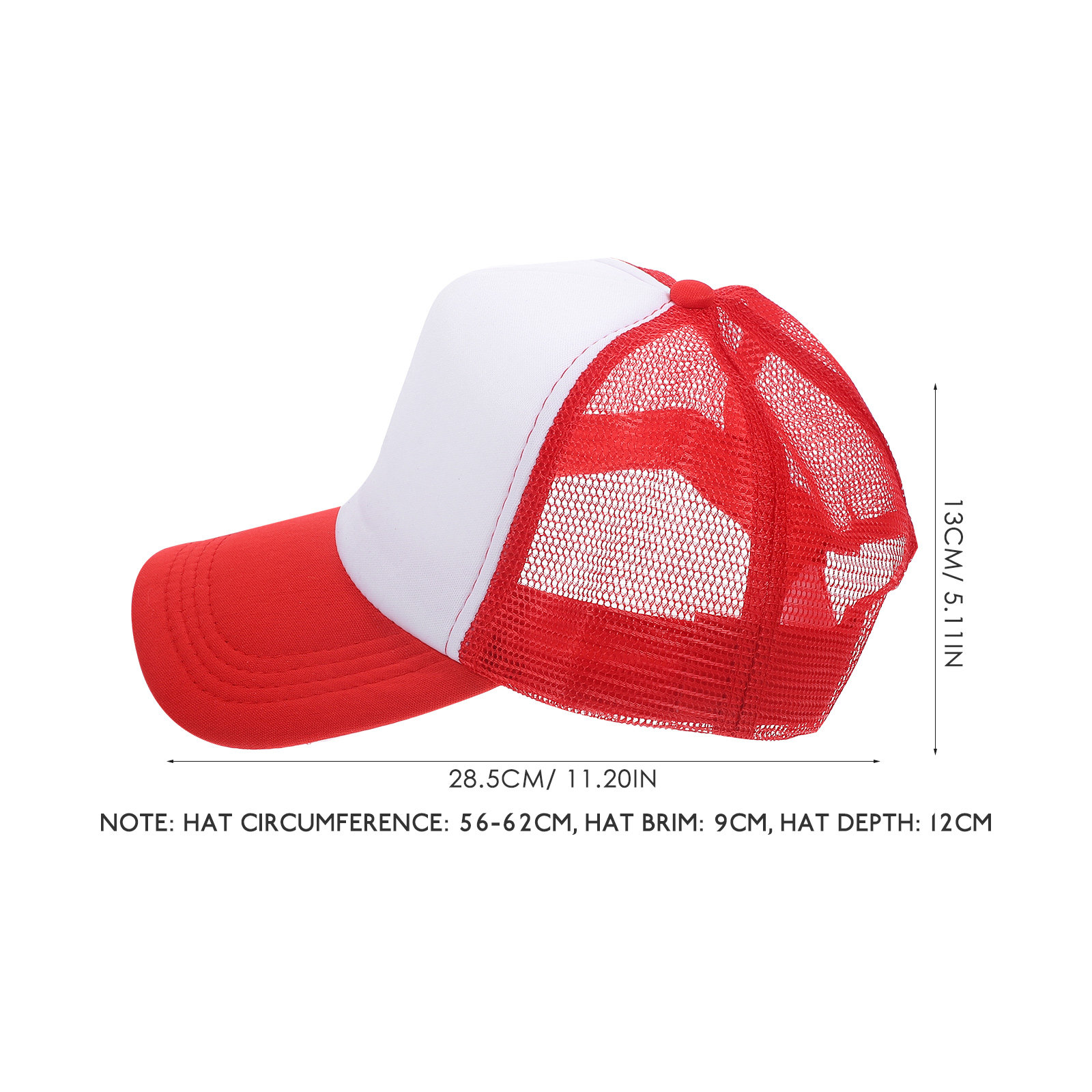 10Pcs Blank Mesh Baseball Caps – Hat Sublimation Blank recenzja i cena