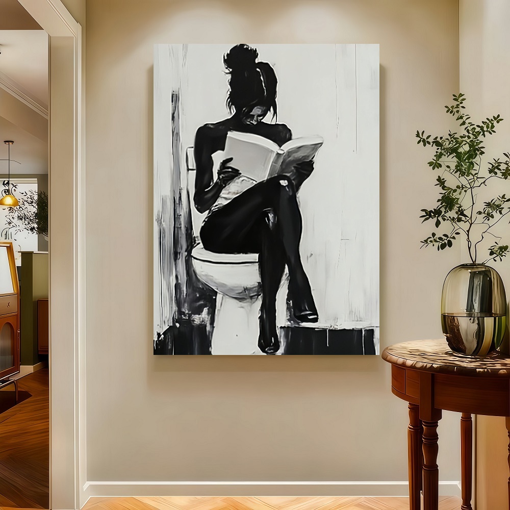 Framed 1pc Modern Abstract Wom – Canvas Wrap Ready recenzja i cena