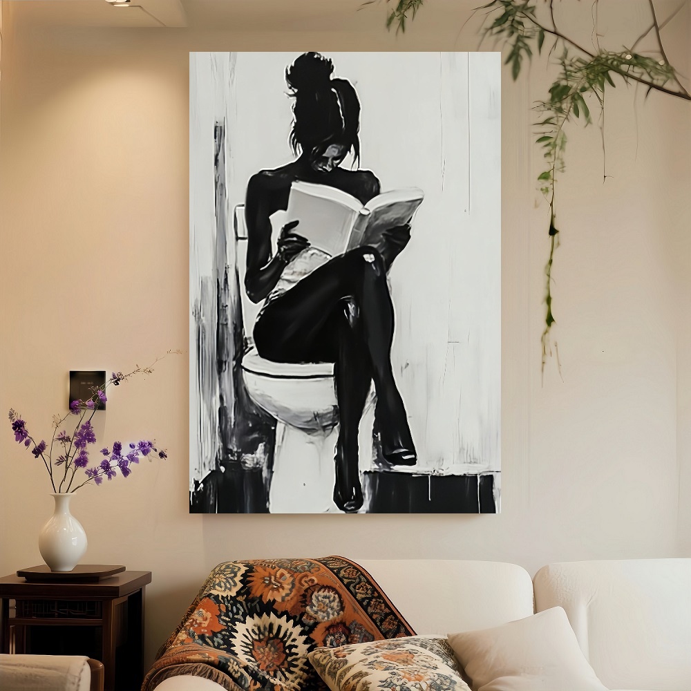 Framed 1pc Modern Abstract Wom – Canvas Wrap Ready recenzja i cena