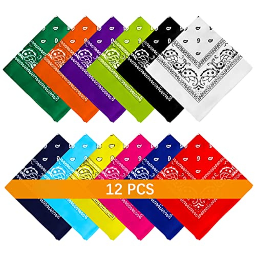 12- Bandanas for Men Women Pai – Bandana Blank White recenzja i cena