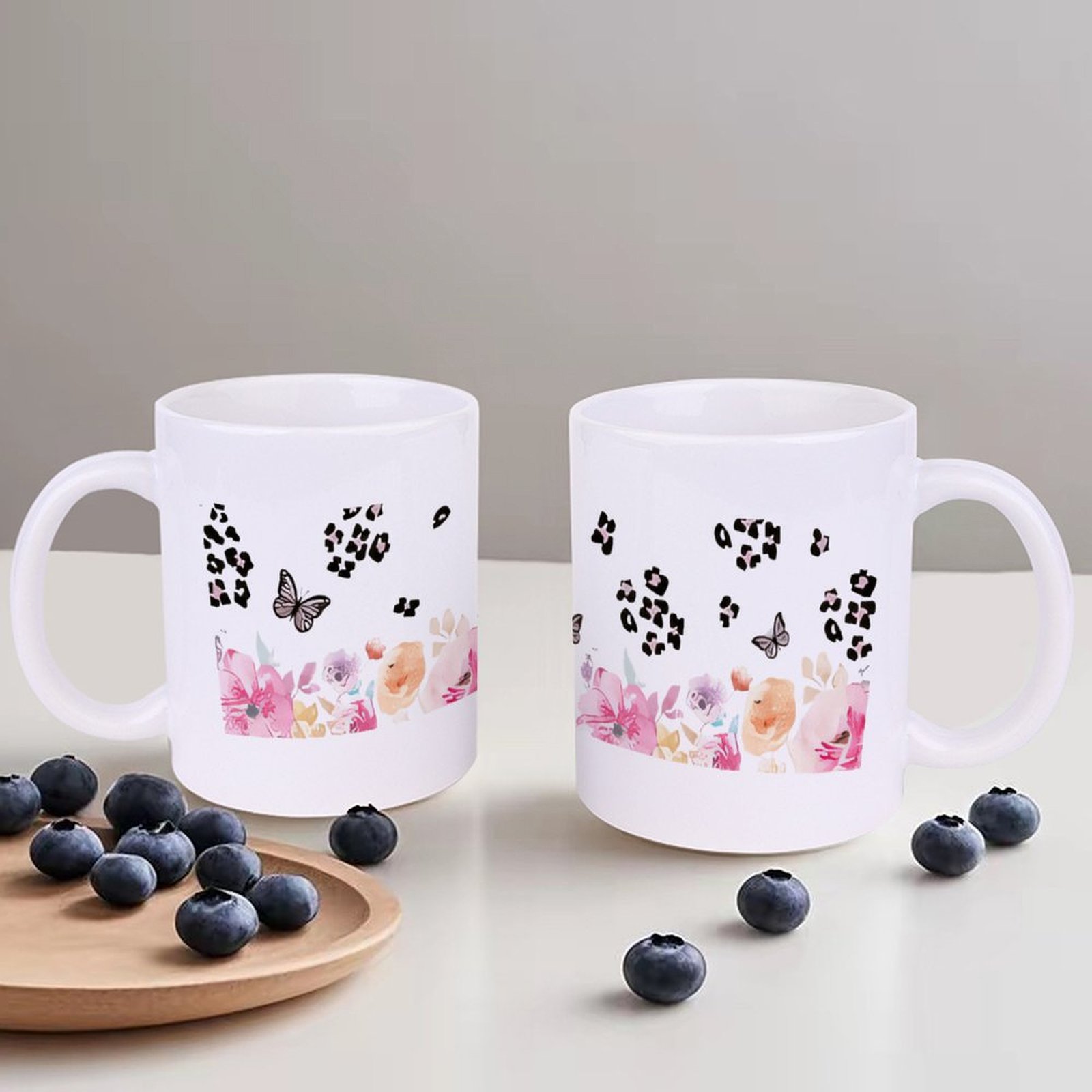 A Watercolor Painting Of Flowe – Sublimation Mug White recenzja i cena