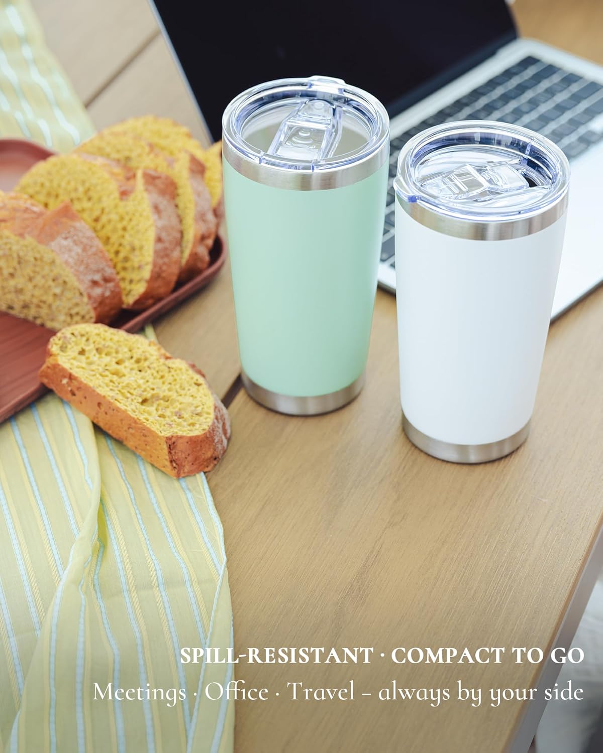 20oz Leakproof Travel Coffee T – Tumbler 20Oz White recenzja i cena