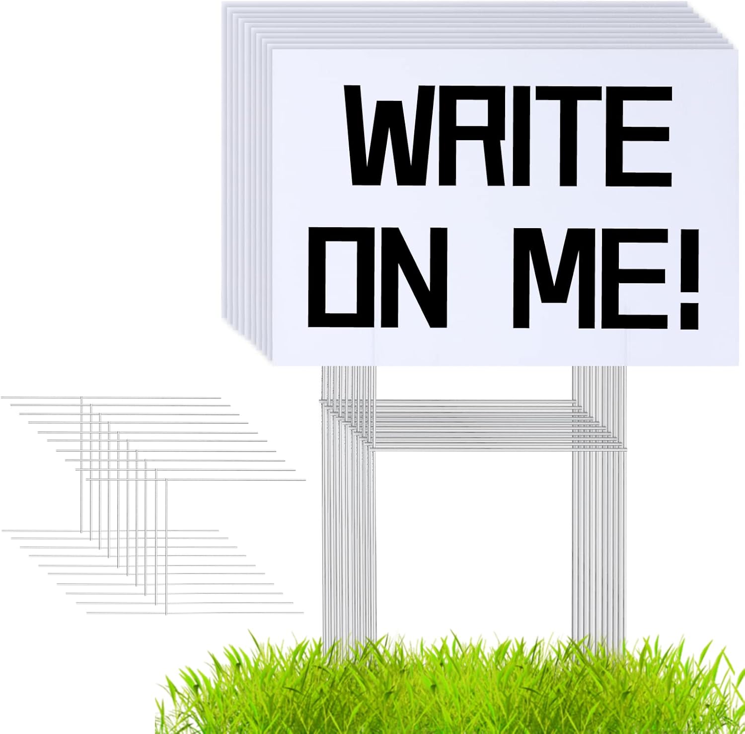 18x12 Inch Blank Yard Signs wi – Yard Sign Blank recenzja i cena