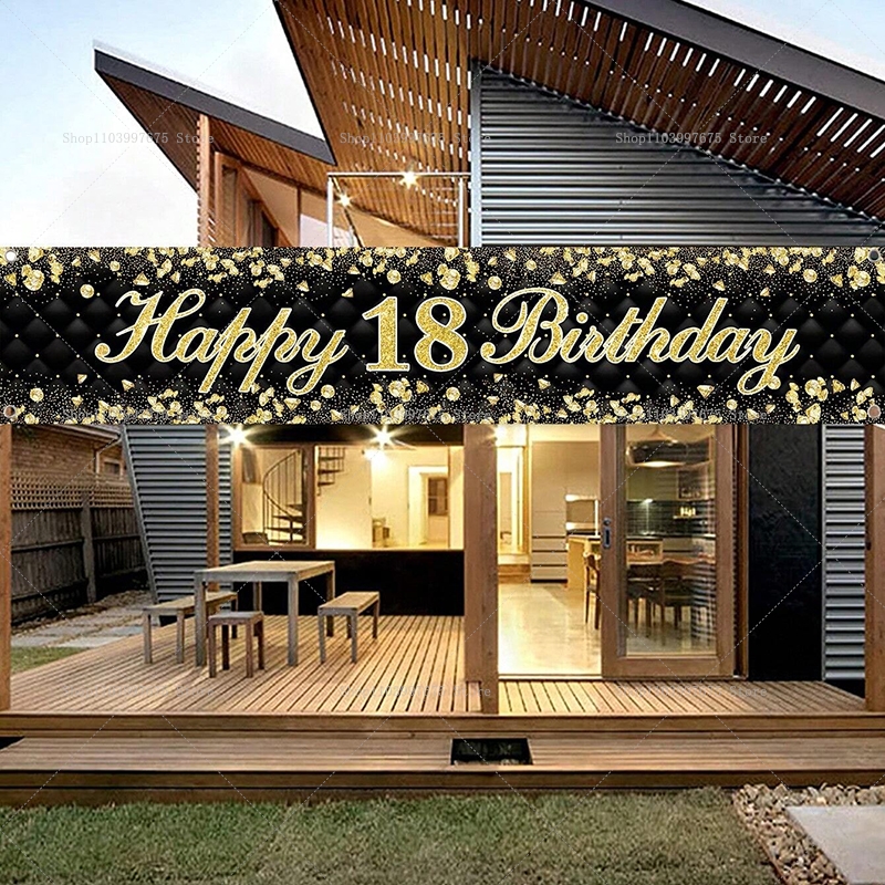 Happy 18th Birthday Banner Dec – Yard Sign Blank recenzja i cena