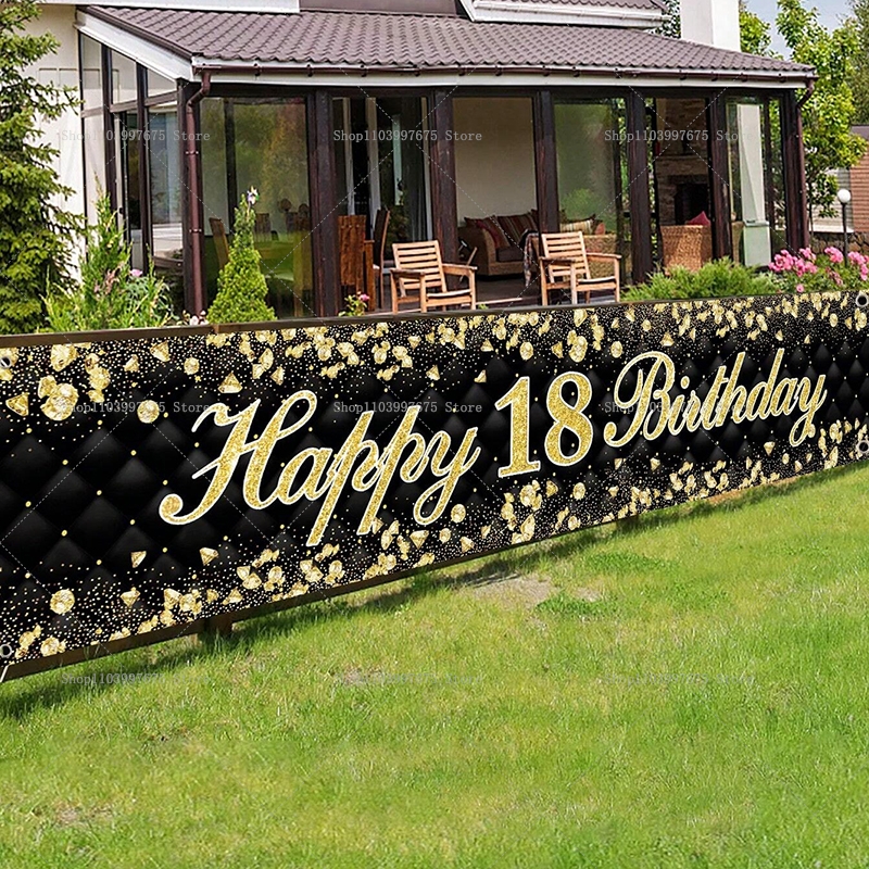 Happy 18th Birthday Banner Dec – Yard Sign Blank recenzja i cena