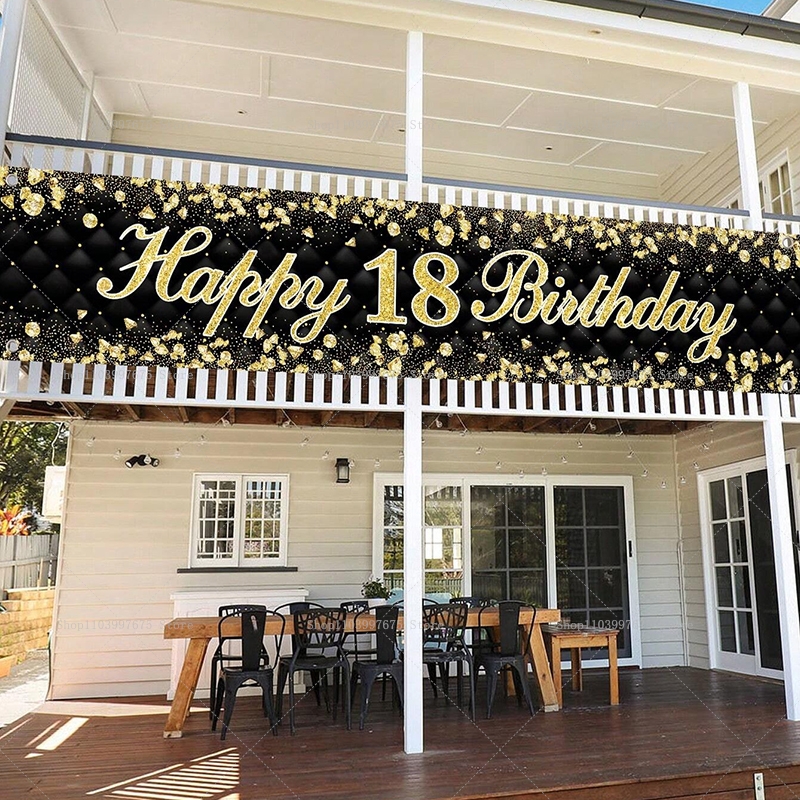 Happy 18th Birthday Banner Dec – Yard Sign Blank recenzja i cena