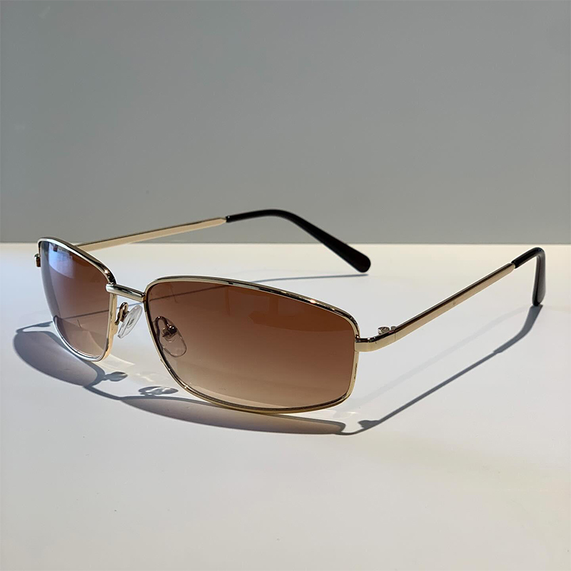 Women's y2k Sunglasses New Gla – Metal Photo Panel recenzja i cena