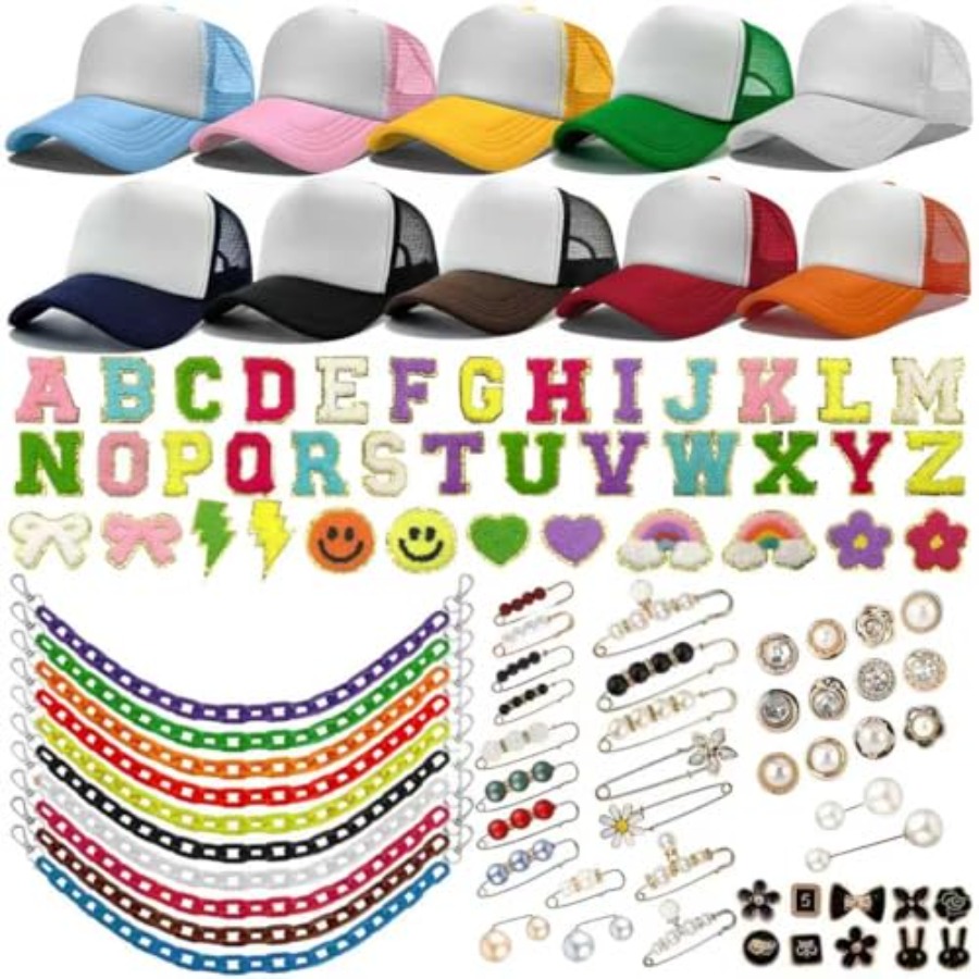 10 Pack Blank Trucker Hats DIY – Hat Sublimation Blank recenzja i cena