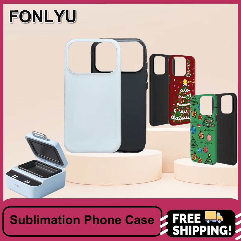 FONLYU 5PCS Sublimation 3D Bla – Phone Case Blank Print recenzja i cena