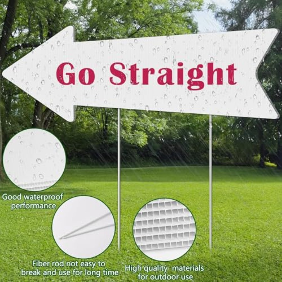 Blank-Arrow-Signs with Stakes  – Yard Sign Blank recenzja i cena