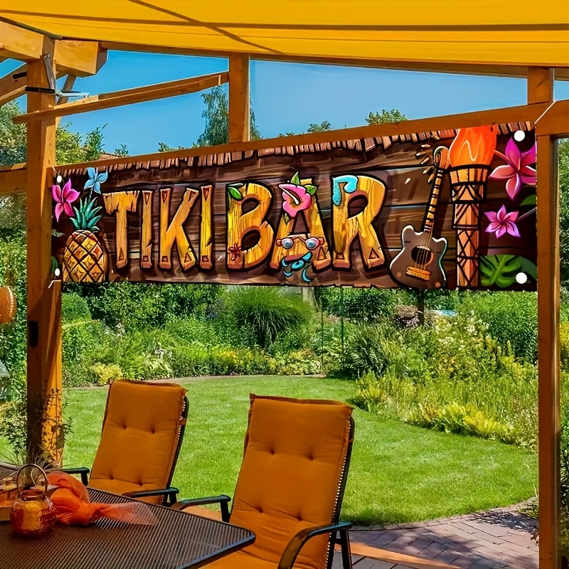Tiki Bar Banner Tropical Hawai – Yard Sign Blank recenzja i cena