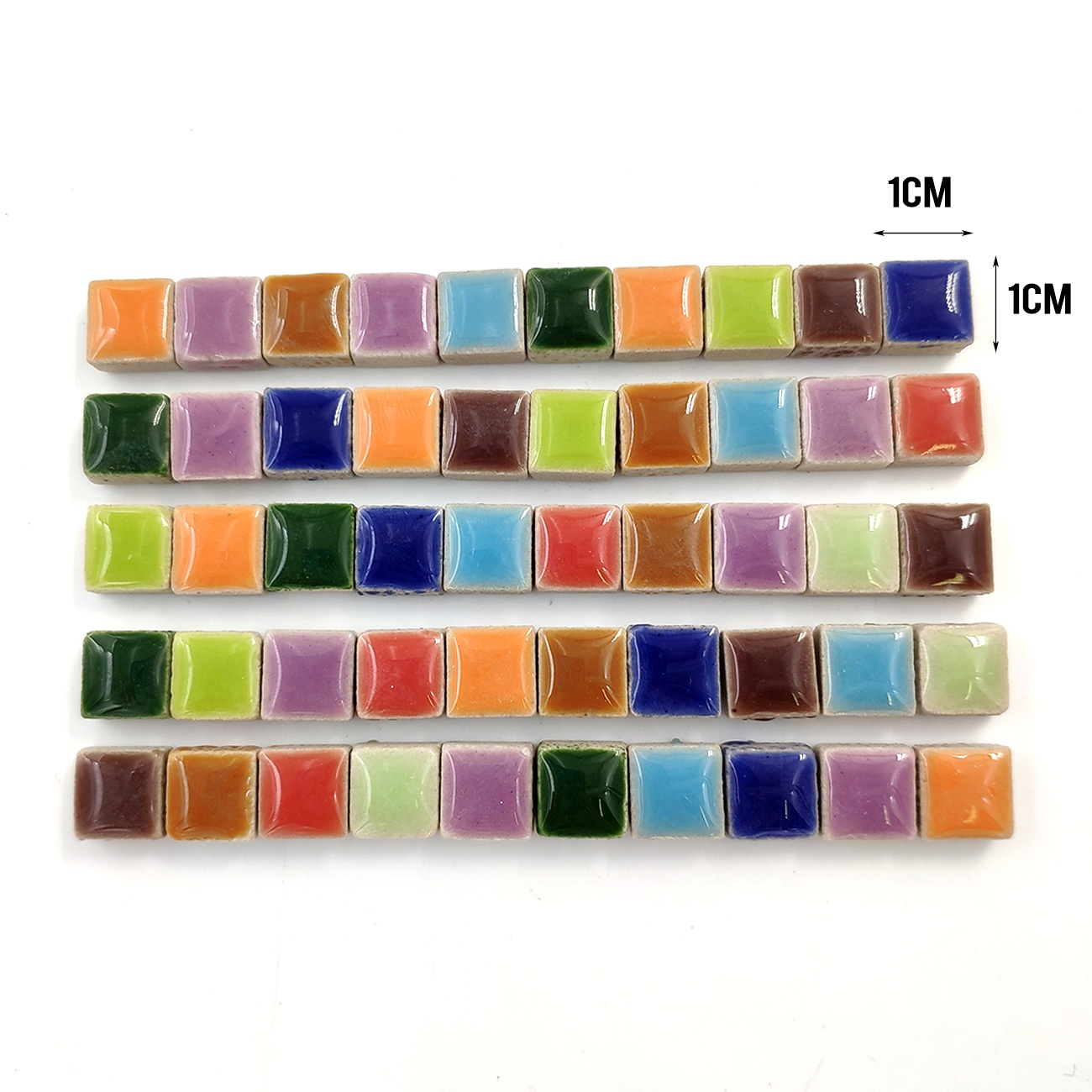 100g DIY Ceramic Mosaic Tiles  – Ceramic Tile Blank recenzja i cena