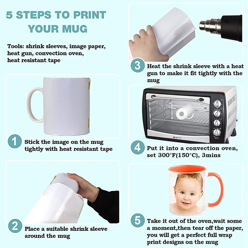8X12 Inch Sublimation Shrink W – Sublimation Mug White recenzja i cena