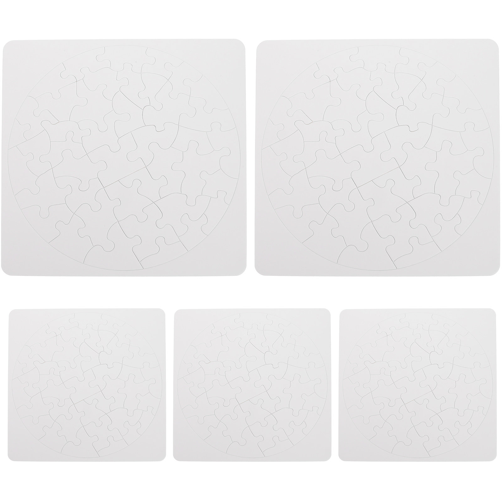 5 Sets Puzzle Sublimation Puzz – Puzzle Blank White recenzja i cena