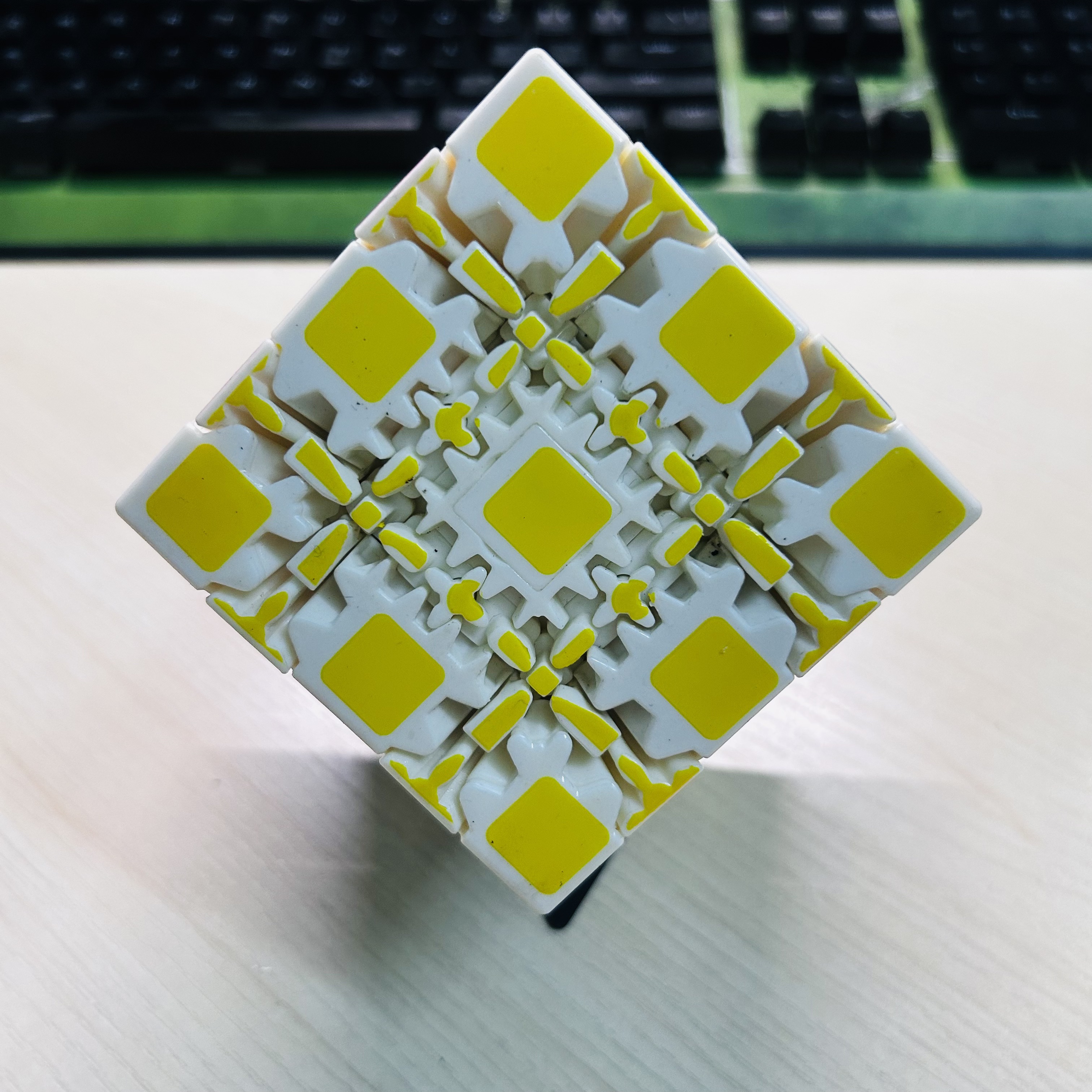 Collection Cube 5x5 Gear Cube  – Puzzle Blank White recenzja i cena