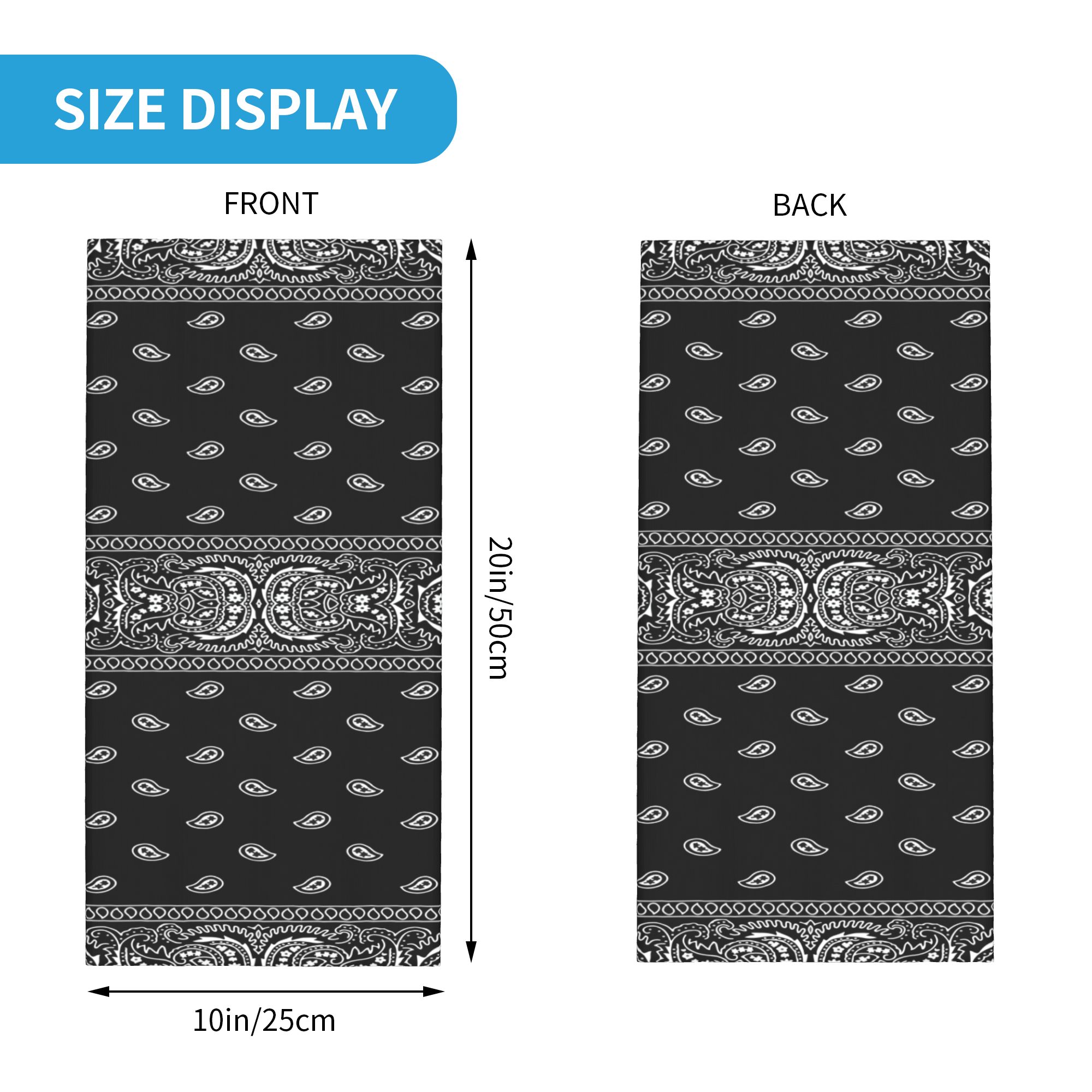 Custom Black and White Bandana – Bandana Blank White recenzja i cena