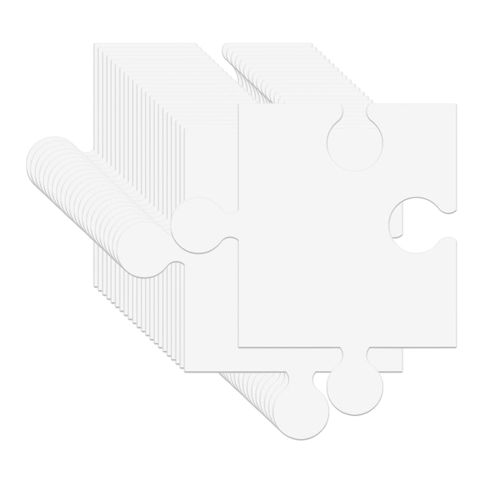 24Pcs White Cardboard Blank Ji – Puzzle Blank White recenzja i cena