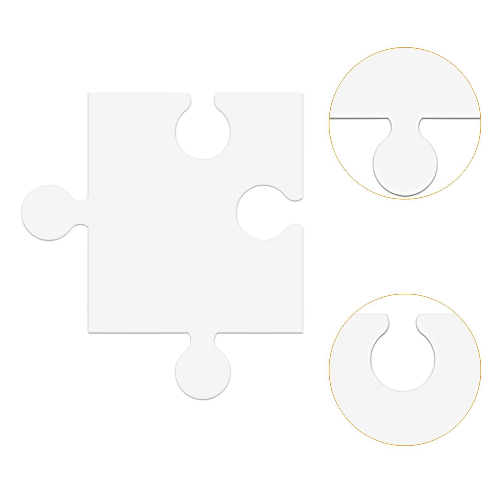24Pcs White Cardboard Blank Ji – Puzzle Blank White recenzja i cena