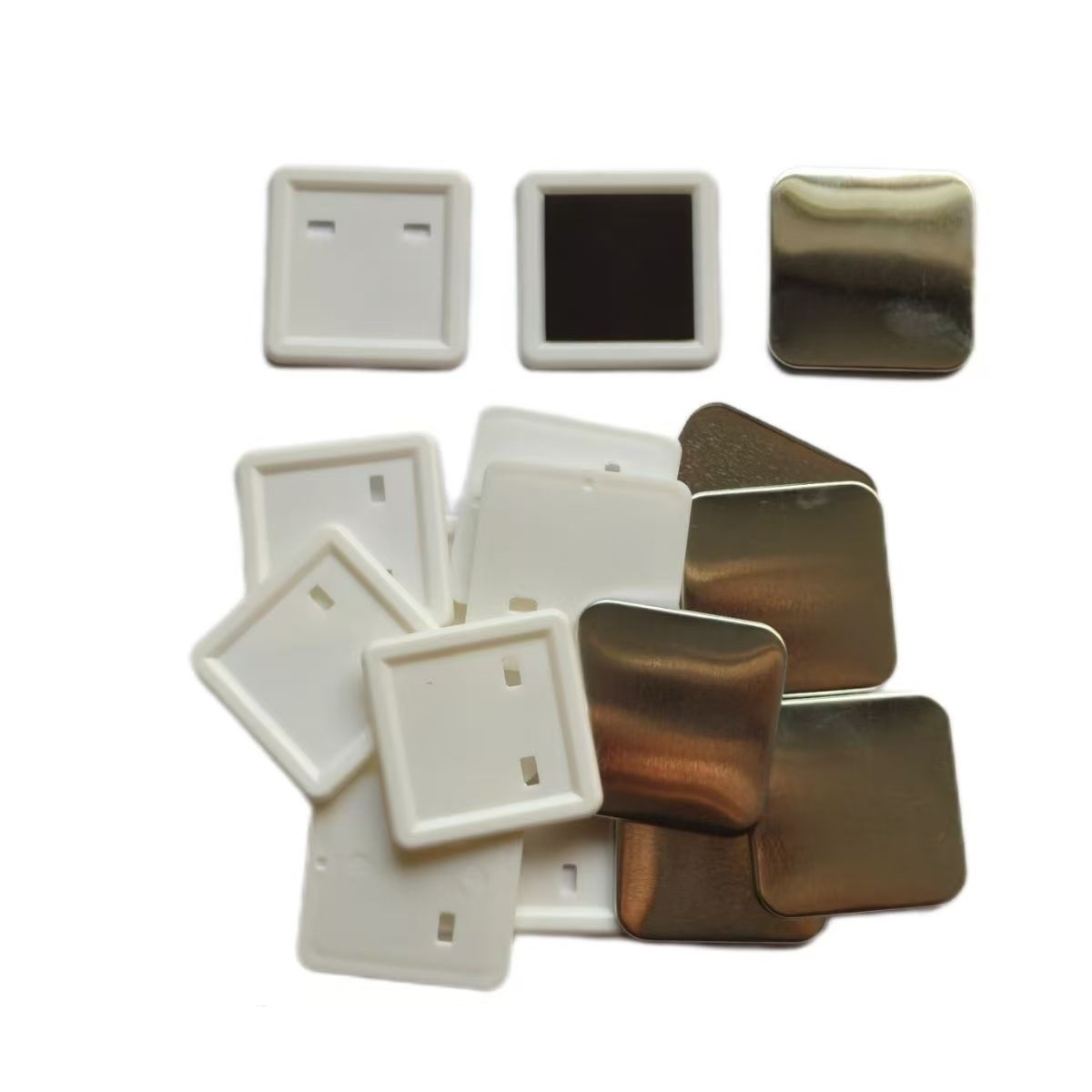 100pcs 50*50mm 2inch Square ma – Button Badge Blank recenzja i cena