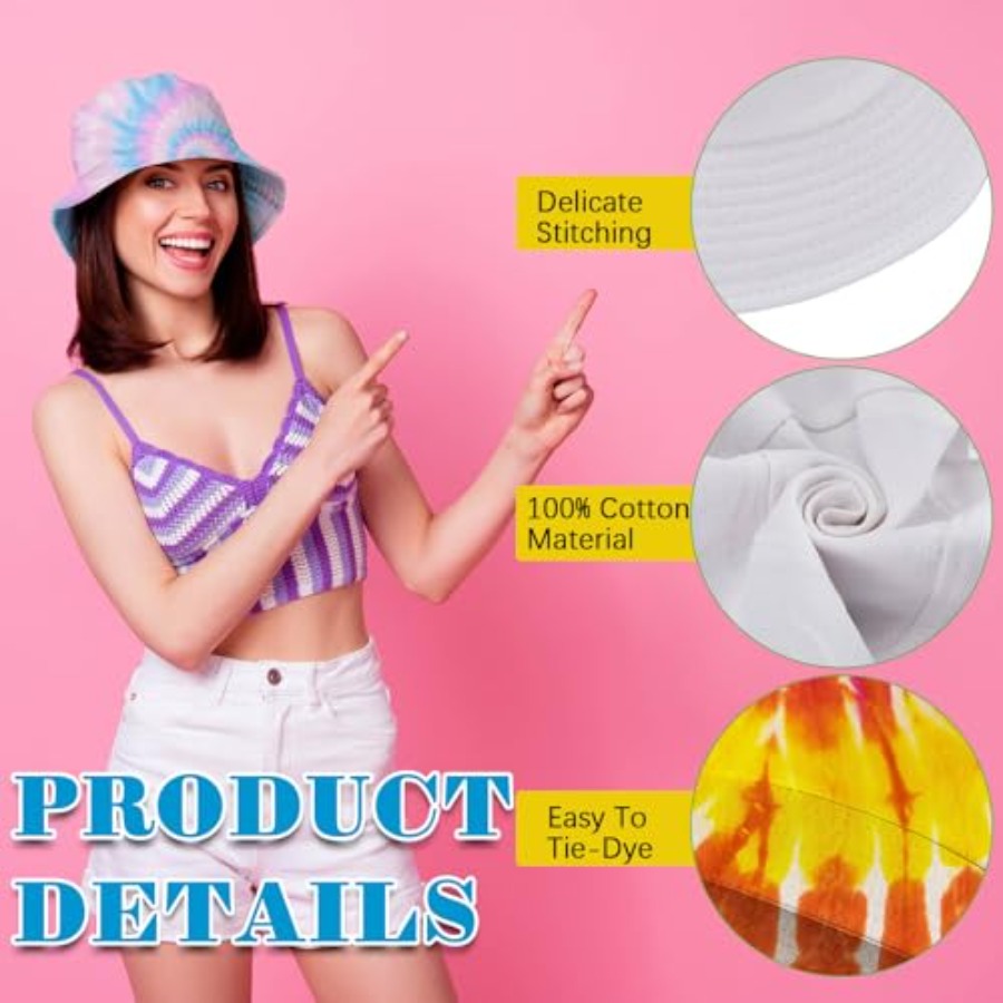 White cotton bucket hat for ti – Hat Sublimation Blank recenzja i cena