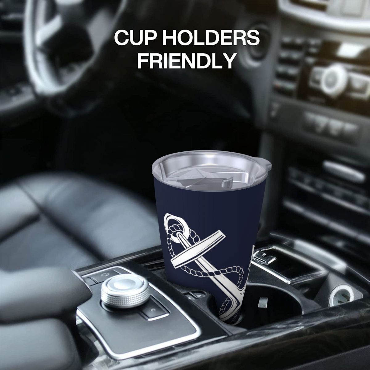 Anchor Nautical White & Navy S – Tumbler 20Oz White recenzja i cena