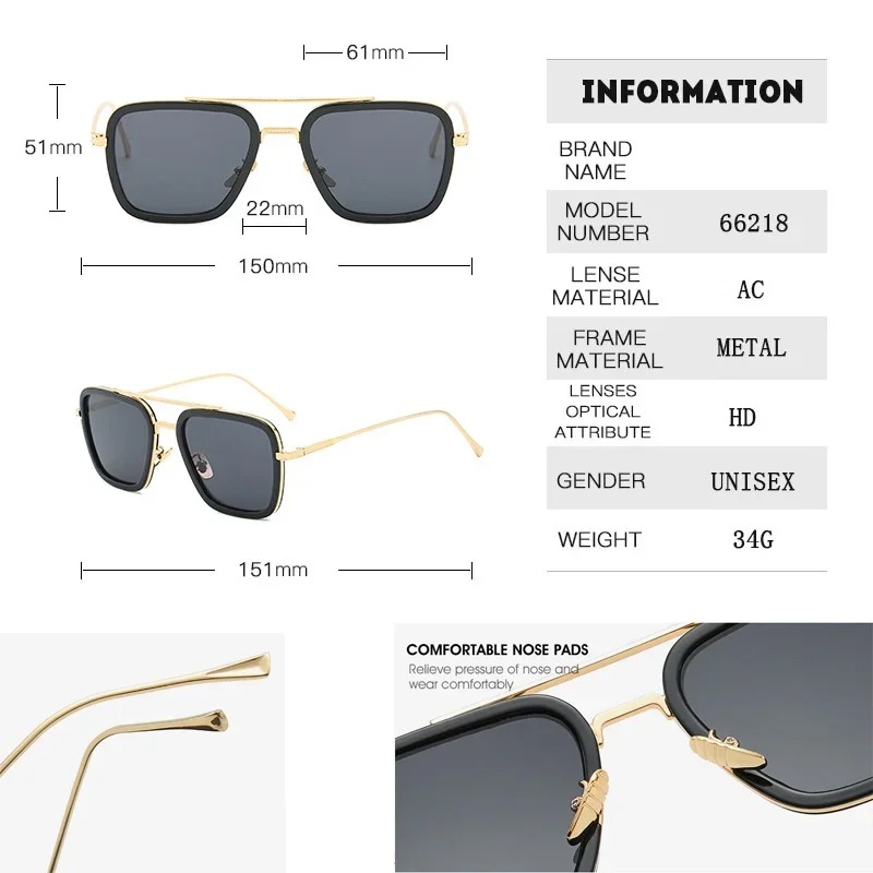 Steam Punk Tony Stark Sunglass – Metal Photo Panel recenzja i cena